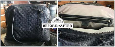 gucci handbag cleaning and repair